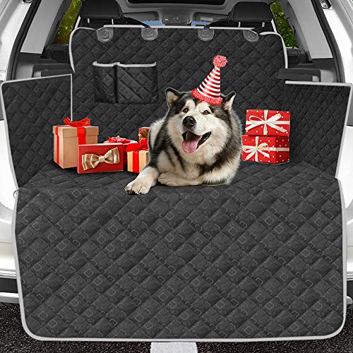 OMORC Funda Maletero Coche Perros, Protector Maletero Coche Perros, Cubierta de Maletero Impermeable Antideslizante, Funda de Maletero Fácil de Instalar y Limpiar, Compatible con la Mayoría de Los SUV