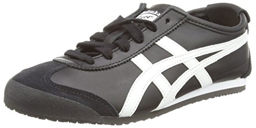 Onitsuka Tiger Mexico 66 - Zapatillas bajas unisex, Black (Black/White 9001), 44