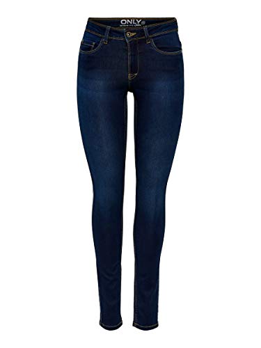 ONLY Onlultimate King Reg Jeans Cry200 Vaqueros, Dark Blue Denim, S / 32L para Mujer