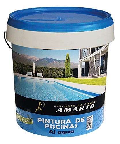 Pintura de Piscinas al Agua, con aditivo antihalgas (5 Kg, Azul)