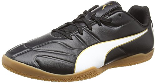 Puma Classico C II Sala, Zapatillas de Fútbol para Hombre, Negro Black White-Gold 01, 39 EU