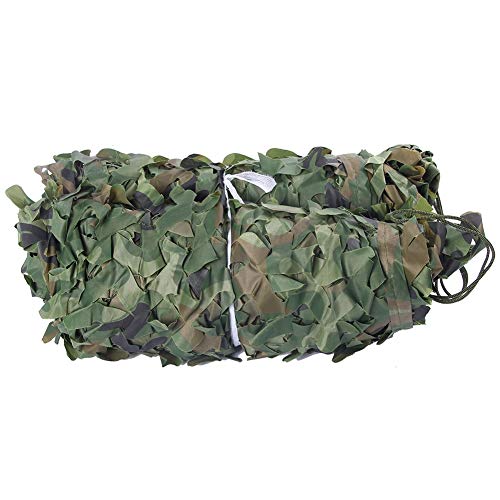 QIANMEI Velas de Sombra Toldos para Patio 210D Oxford Camo Netting | Red de Camuflaje de la Selva | Adecuado para Acampar Disparar la decoración de la Fiesta de Caza (Color : Green, Size : 9×9m)