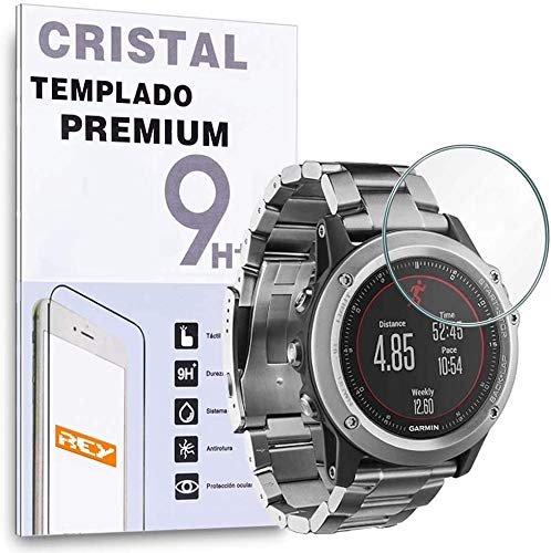 REY 6X Protector de Pantalla para Garmin Fenix 3 - Fenix 3 HR