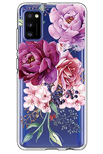 ruiyoupin Compatible con Samsung Galaxy A31 Funda Doble Libro 360 Silicona Transparente Slim de Suave TPU A31 Carcasa Protector Suave y Flexible Case Cover de marmol Cases par 31 movil