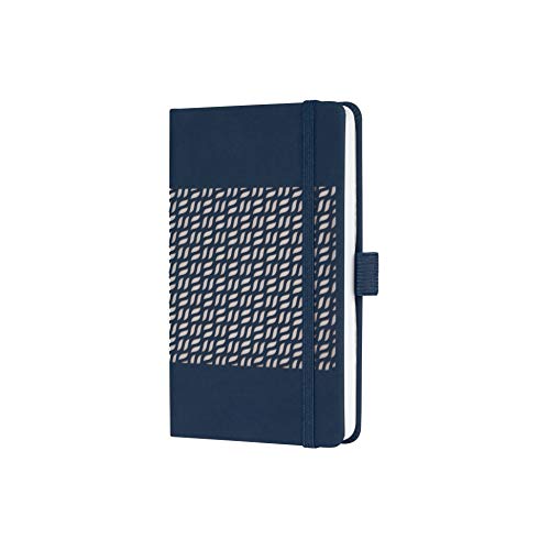 SIGEL J0204 Agenda semanal Jolie 2020, tapa dura, 9,5 x 15 cm, azul y beige