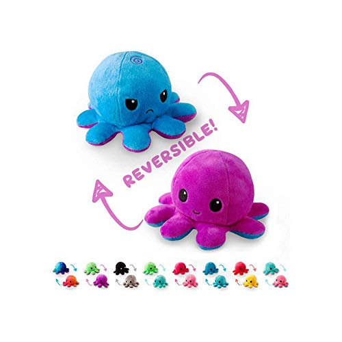 SIN Peluche Pulpo Reversible 20 CM. Colores Surtidos