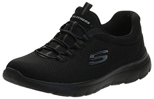 Skechers Summits, Zapatillas Deportivas Mujer, Negro (BBK Black Mesh/Trim), 40 EU