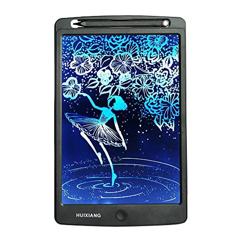 Tablets de Escritura LCD a Color Tablero de Dibujo eWriter 10 Pulgada Gráfica Pizarra Magica de Memo Pad Electrónico Escritura Digital Regalos para Niños Muchachos Chicas Juguetes 3-6 Años (Negro)