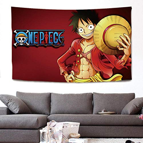 Tapices Decorativos Anime Una Pieza Tapiz Tela De Fondo Montado En La Pared Tapices Arte Hogar Sala De Estar Dormitorio Dormitorio Universidad Dormitorio Pared Decoración-270X200Cm (Ancho X Alto)_014