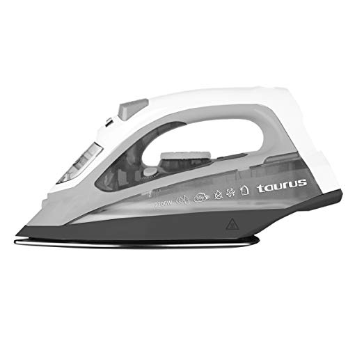 Taurus Ideal Collection PTSIF801 - Plancha de vapor, 2200 W, Golpe vapor 80g/min, Sistema Antical, Auto limpieza, Suela cerámica, Planchado vertical