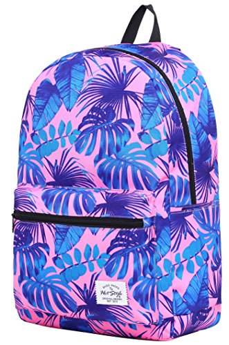 TRENDYMAX Mochila Escolar, 20 litros, Rosa Tropical