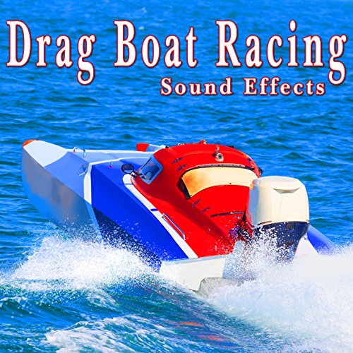 Two Drag Boats Race by from the Right Side, Recorded Mid Course Take 1