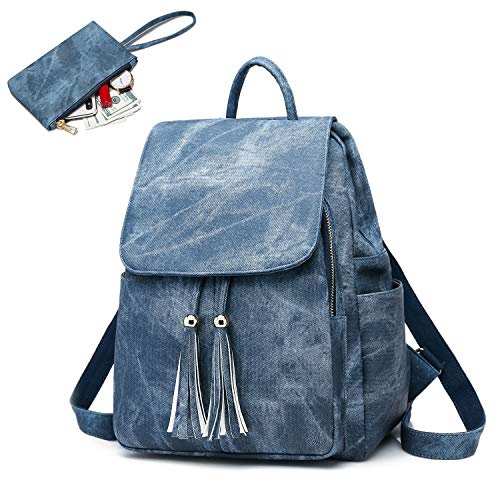 UBaymax Mochilas Mujer de Cuero PU,Mochila Casual de Moda,Bolso Mochila Monedero de Sintético,Bolsa de Hombro Escuela Viaje Compras Señoras,Moda Regalo para para Mujer,Gran Capacidad