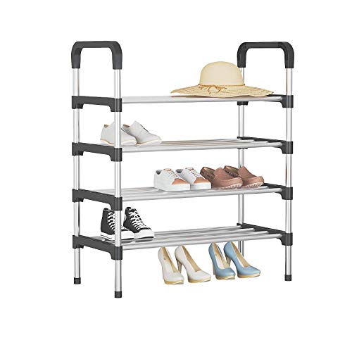 UDEAR Zapatero Armario Organizador para Zapatos de Tela Negro 56 * 30 * 80 CM