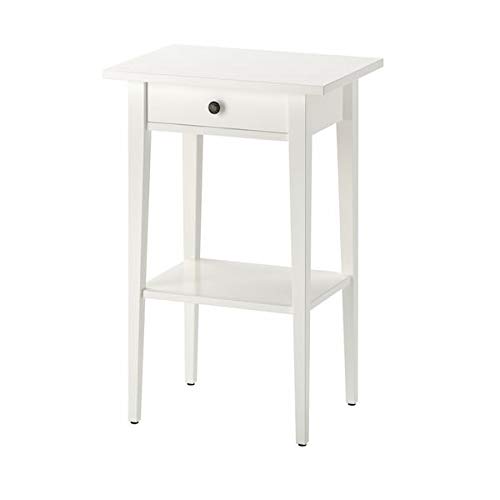 UK Bargain Seller Mesita de noche HEMNES, blanca, 46 x 35 cm, resistente y fácil de cuidar. Mesas auxiliares, mesas de café y mesas, mesas y escritorios. Muebles respetuosos con el medio ambiente.