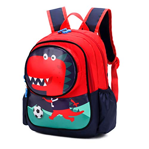 Uniyoung - Mochila para niños, diseño de dinosaurio, para niños y niñas de regreso a la escuela, mochila de viaje de 3 a 6 años