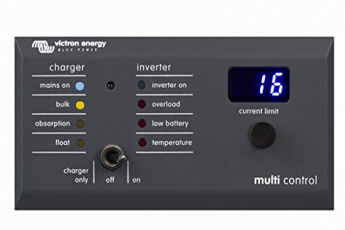 Victron Energy Panel de control múltiple digital GX de 200/200 amperios.