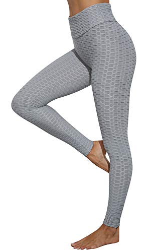 Voqeen Pantalones De Yoga De Cintura Alta para Mujer, Leggings Sexis Anticelulíticos para Levantamiento De Glúteos, Mallas Sexis para Control De Abdomen