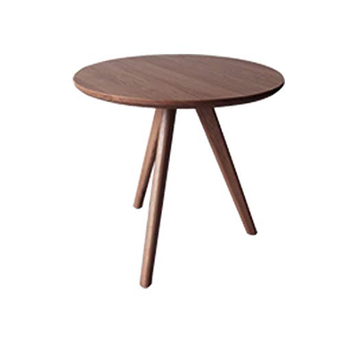 WALY Mesa De Centro Moderna Simple De Madera Maciza Nordic Small Round Tea Table Living Room Furniture Casual Sofa Side Assembly