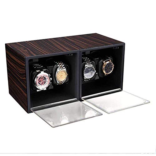 WYFX Agitador de Relojes, Reloj mecánico automático, Caja de bobinado, Caja de bobinado, Caja de Reloj, Caja de Reloj giratoria, Moda de agitador de Mesa