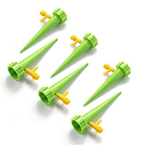 XINXI-YW Conveniente 12/6 / Plantas Sistema de riego de riego automático por Goteo 2 Piezas de jardín for el hogar Flor de riego por Goteo Kits Sistema de bebederos Decorativo (Color : 6 pcs Green)