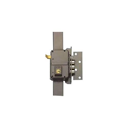 Yale 9YL645DHP Cerradura de sobreponer alta seguridad, Latonado, Hoja: 45 mm