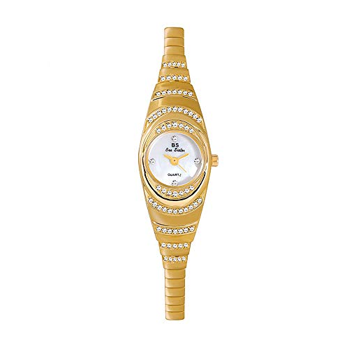 YIBOKANG Taladro De Agua De Lujo De La Moda De Las Mujeres Taladro De Agua De Lujo Dial Impermeable Reloj De Cuarzo Creativo Casual Snake Aleación con Hermoso Reloj De Moda De Regalo