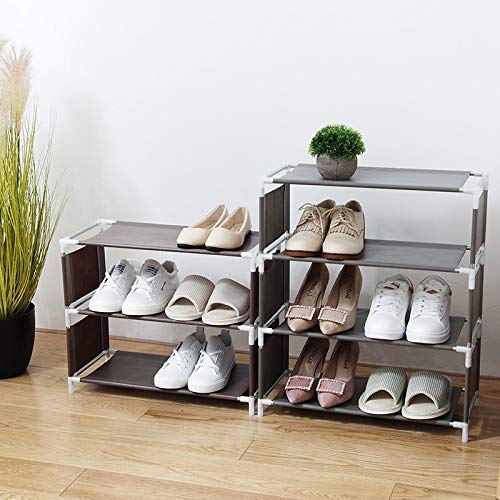 Zcm Zapatero Multifuncional Zapatero de Varios Pisos Organizador de Almacenamiento de Tela Hogar Simple Rack Rack de Espacio Dormitorio Provincial (Color : 1)