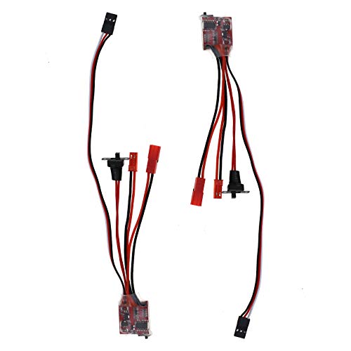 2 mini cepillo electrónico controlador de velocidad 30 A cepillado ESC DIY accesorio para control remoto coche