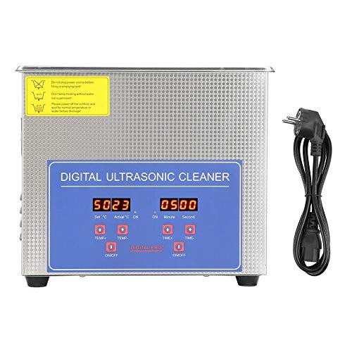 220V Limpiador ultrasónico digital Temporizador de baño Limpieza de tanques inoxidables 3L Ultrasónico