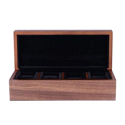 ADSE Caja de Reloj-Caja de Madera para Reloj Caja de Almacenamiento de exhibición Disponible en una Variedad de tamaños (Color: 3 Ranuras)