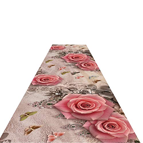 Alfombra Runner Alfombra Tapete for Puerta - Corredores de Cualquier Longitud for pasillos/pasillos/pasillos/pasillos/Cocina - 80/100/120 cm de Ancho (Size : 120X1200cm)