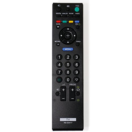 allimity Reemplace el control remoto RM-ED017 para Sony KDL-19L4000 KDL-32S5500 KDL-32S5500 KDL-32S5500