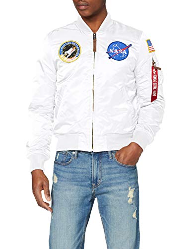 ALPHA INDUSTRIES 166107-9-XL Chaqueta Bomber, Blanco (White 9), X-Large (Tamaño del Fabricante: XL) para Hombre