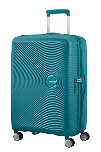 American Tourister Soundbox - Spinner Medium Expandable Maleta, 67 cm, 81 Liters, Verde (Jade Green)