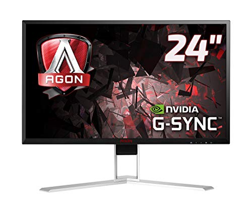 AOC Monitor AGON AG241QG - 24" QHD, 165Hz, 1ms, TN, G-Sync, 2560x1440, 350cd/m, HDMI 1x1.4, Displayport 1x1.2