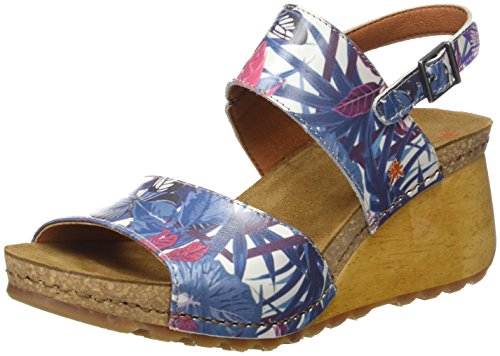 Art Borne, Sandalias con Punta Abierta Mujer, Multicolor (Hawai), 40 EU