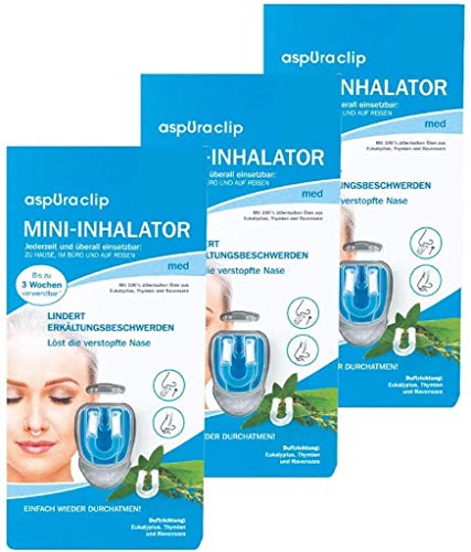 aspuraclip Mini de inhalador Med (3 unidades)