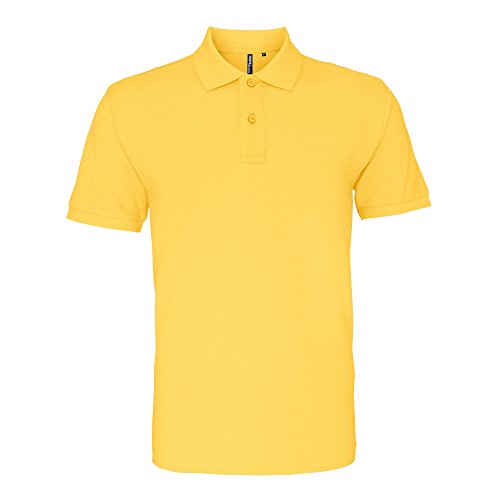 Asquith & Fox Asquith and Fox Men's Polo, Amarillo (Mustard 000), Small para Hombre