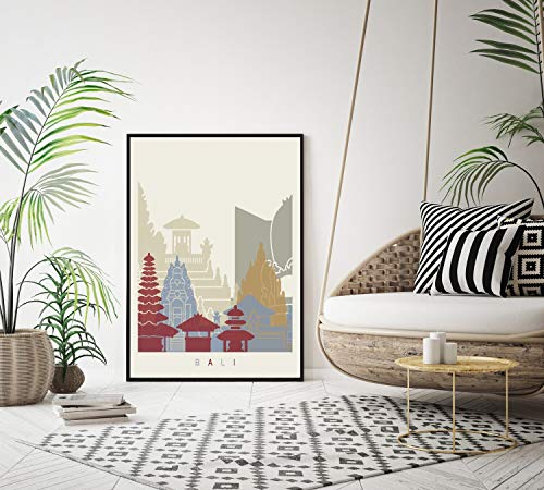 Bali Skyline Poster Papel Fotográfico 50x60 cms