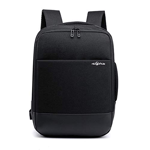 big face cat Bolso para computadora Mochila USB Bolsa de Viaje de Gran Capacidad Mochila de Negocios Hombre, Negro, 41 cm de Alto 30 cm de Espesor 13 cm