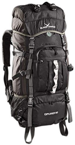 Black Crevice Explorer - Mochila Negro Negro Talla:75 x 42 x 25 cm, 60 litro