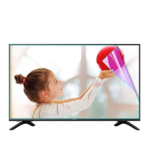 Bueuwe Película Protectora de Pantalla de luz Anti Azul Anti Azul, HD Anti-UV Reduce la película de Filtro de TV de cepa de Ojos para Pantalla LCD, LED, OLED, OLED de 32-75 Pulgadas,40" 875 * 483mm