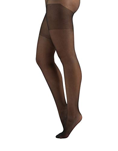 CALZITALY Medias Tallas Grandes Transparentes | Panty De Mujer | Curvy | 20 DEN | XL, 2XL, 3XL, 4XL | Negro, Natural | Calcetería Italiana | (4XL, Negro)