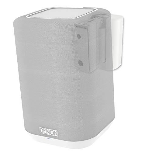 Cavus CMDH150W - Soporte de pared giratorio e inclinable para altavoces inteligentes Denon Home 150, fácil de colgar, incluye material de montaje, color blanco