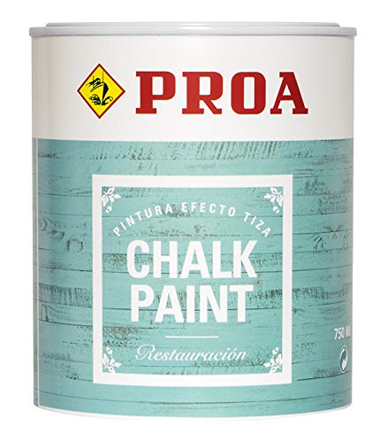 CHALK PAINT PINTURA PARA MUEBLES EFECTO TIZA PROA BLANCO CHALK 750 ml