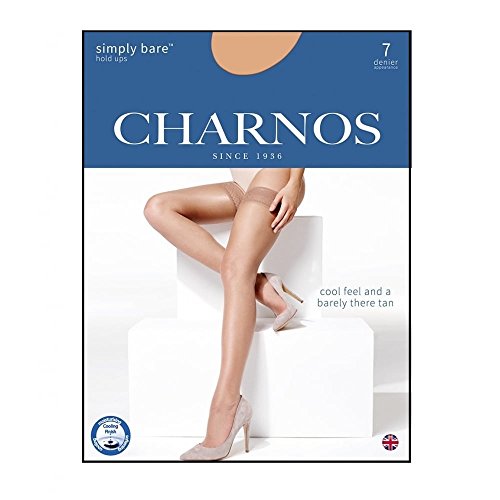 Charnos Simply Bare Ultra-sheer Medias Autoadhesivas small (4'11"-5'3", 150-160 cm) natural tan