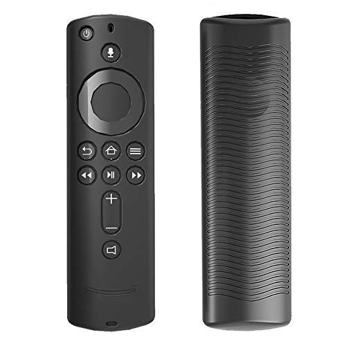 chtdz Mando a Distancia Compatible con Fire TV Stick 4K / Fire TV (3.a generación) Funda de Silicona a Prueba de Golpes Funda con Control Remoto Fire TV Cube Control Remoto