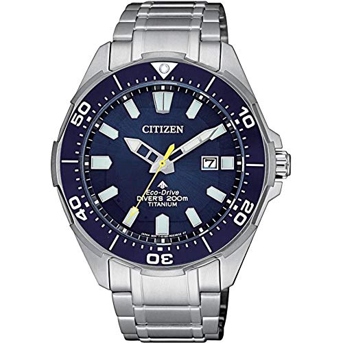 Citizen Promaster Diver 200 mt Eco Drive Super Titanio BN0201–88L, reloj de pulsera para hombre
