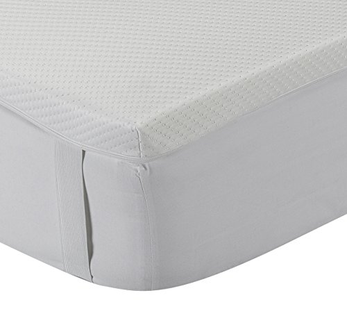 Classic Blanc - Topper/Sobrecolchón viscoelástico 5 cm, con funda lavable y tratamiento Aloe Vera, firmeza media. 135x190cm-Cama 135 (Todas las medidas)